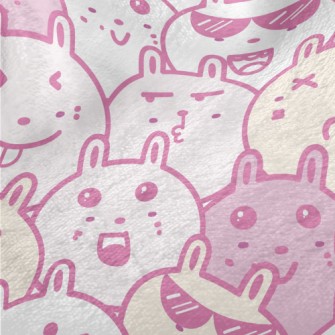 Funny Cartoon Rabbit Minky
