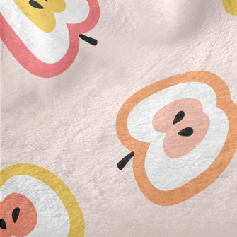 Colorful Apples Minky