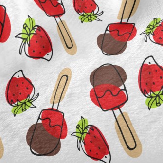 Strawberry Chocolate Popsicles Minky