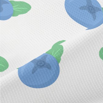 Fresh Hand Drawn Blueberries Piqué