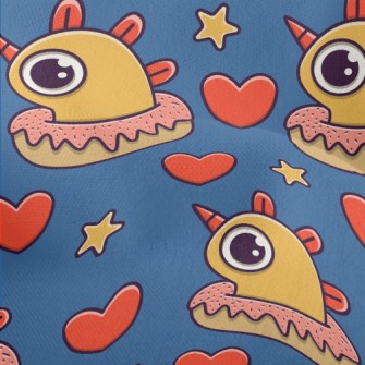 Cute Monster Donut Lightweight Performance Linen