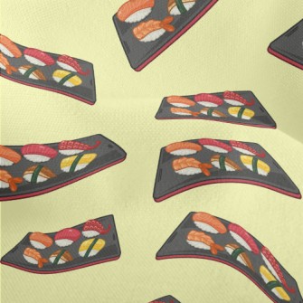 Japanese Sushi Platter Lightweight Performance Linen