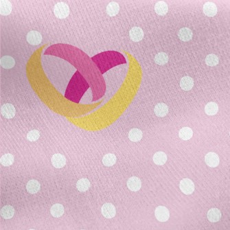 Cartoon Double Gold Ring Jersey Backed Fleece