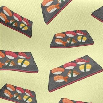 Japanese Sushi Platter Jersey Backed Fleece