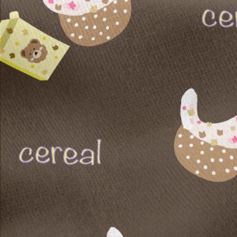 Breakfast Cereals Jersey Backed Fleece