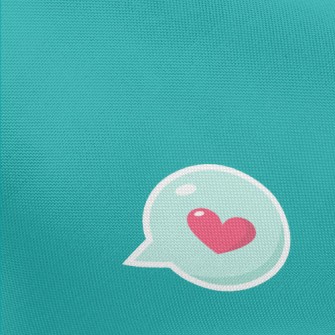 Love Bubbles And Takeaway Cup Pongee