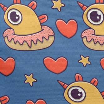Cute Monster Donut Pongee