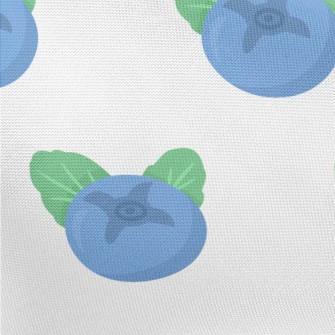 Fresh Hand Drawn Blueberries Pongee