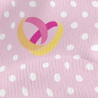 Cartoon Double Gold Ring Stretch Jersey