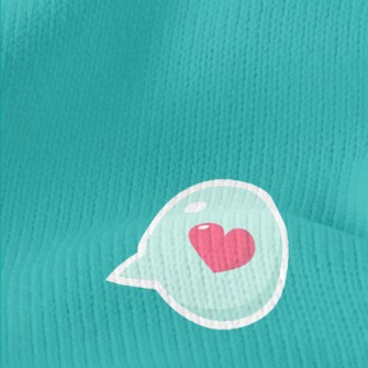 Love Bubbles And Takeaway Cup Stretch Jersey