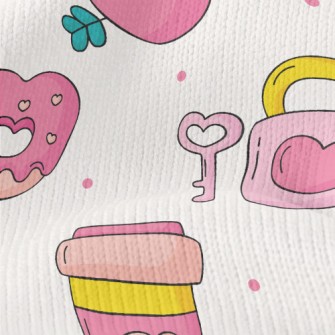 Romantic And Lovely Valentine& Stretch Jersey