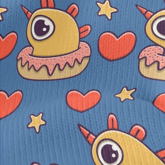 Cute Monster Donut Stretch Jersey
