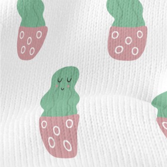 Calm Smiling Cactus Stretch Jersey