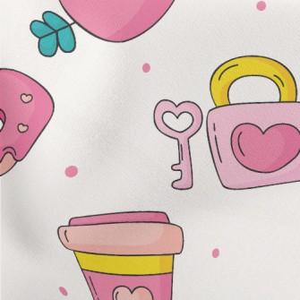 Romantic And Lovely Valentine& Lightweight Cotton Poplin
