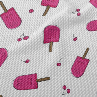 Cherry Popsicles Birdseye Piqué