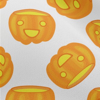 Cute Smiling Pumpkin Lantern Chiffon