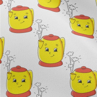 Cartoon Smiley Kettle Chiffon