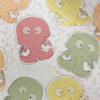 Funny Colorful Jellyfish Chiffon