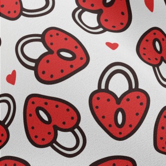 Cartoon Love Lock Chiffon