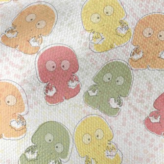 Funny Colorful Jellyfish Waterproof Canvas