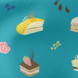 Exquisite Afternoon Tea Cake Waterproof Canvas