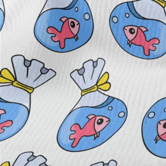 Cute Goldfish In Bag Terry