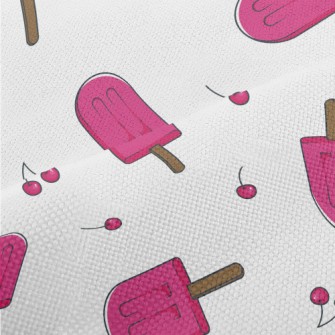 Cherry Popsicles Performance Linen
