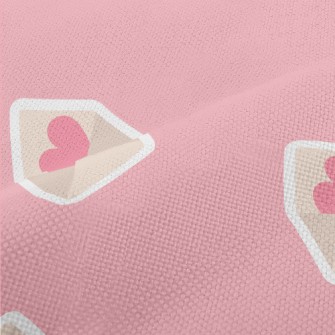 Cute Love Letter Stickers Performance Linen