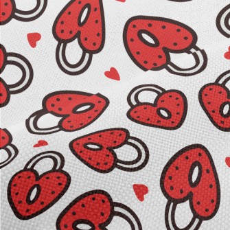 Cartoon Love Lock Performance Linen