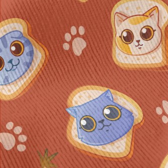 Cat Face With Toast Standard Corduroy