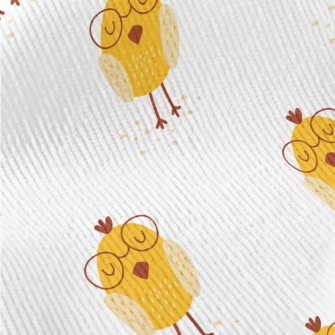 Yellow Glasses Chick Standard Corduroy
