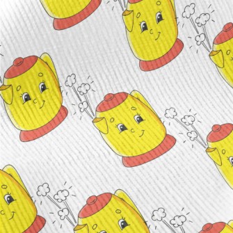 Cartoon Smiley Kettle Standard Corduroy