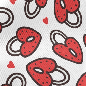 Cartoon Love Lock Standard Corduroy