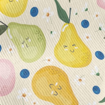 Funny Expression Pear Standard Corduroy