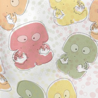 Funny Colorful Jellyfish Stretch Ponte