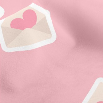 Cute Love Letter Stickers Micro Fleece