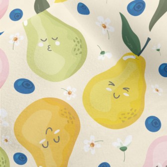 Funny Expression Pear Micro Fleece