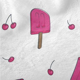 Cherry Popsicles Minky