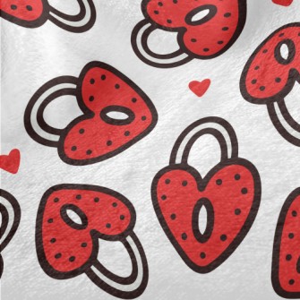 Cartoon Love Lock Minky