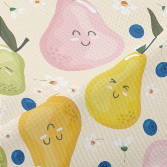 Funny Expression Pear Piqué