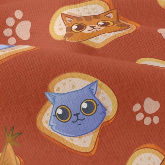 Cat Face With Toast Modern Jersey