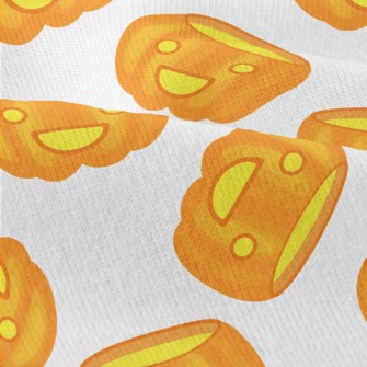 Cute Smiling Pumpkin Lantern Modern Jersey
