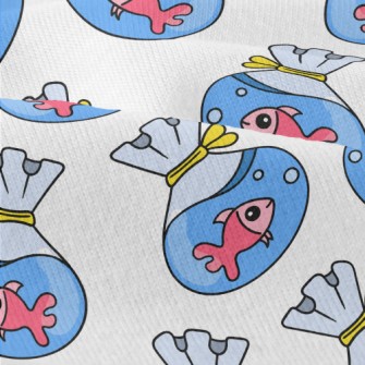 Cute Goldfish In Bag Modern Jersey