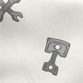 Motorcycle Piston Tools Jersey Backed Fleece