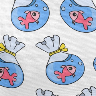 Cute Goldfish In Bag Pongee