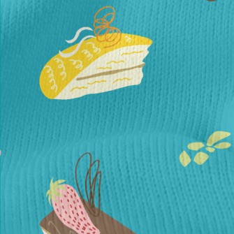 Exquisite Afternoon Tea Cake Stretch Jersey