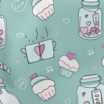 Valentine's Day Handmade C Lightweight Cotton Poplin