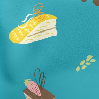 Exquisite Afternoon Tea Cake Lightweight Cotton Poplin