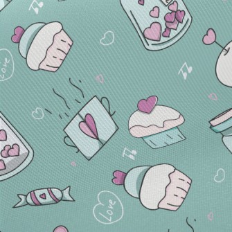 Valentine's Day Handmade C Midweight Cotton Poplin