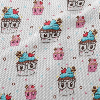 Chocolate Cup Cake Birdseye Piqué